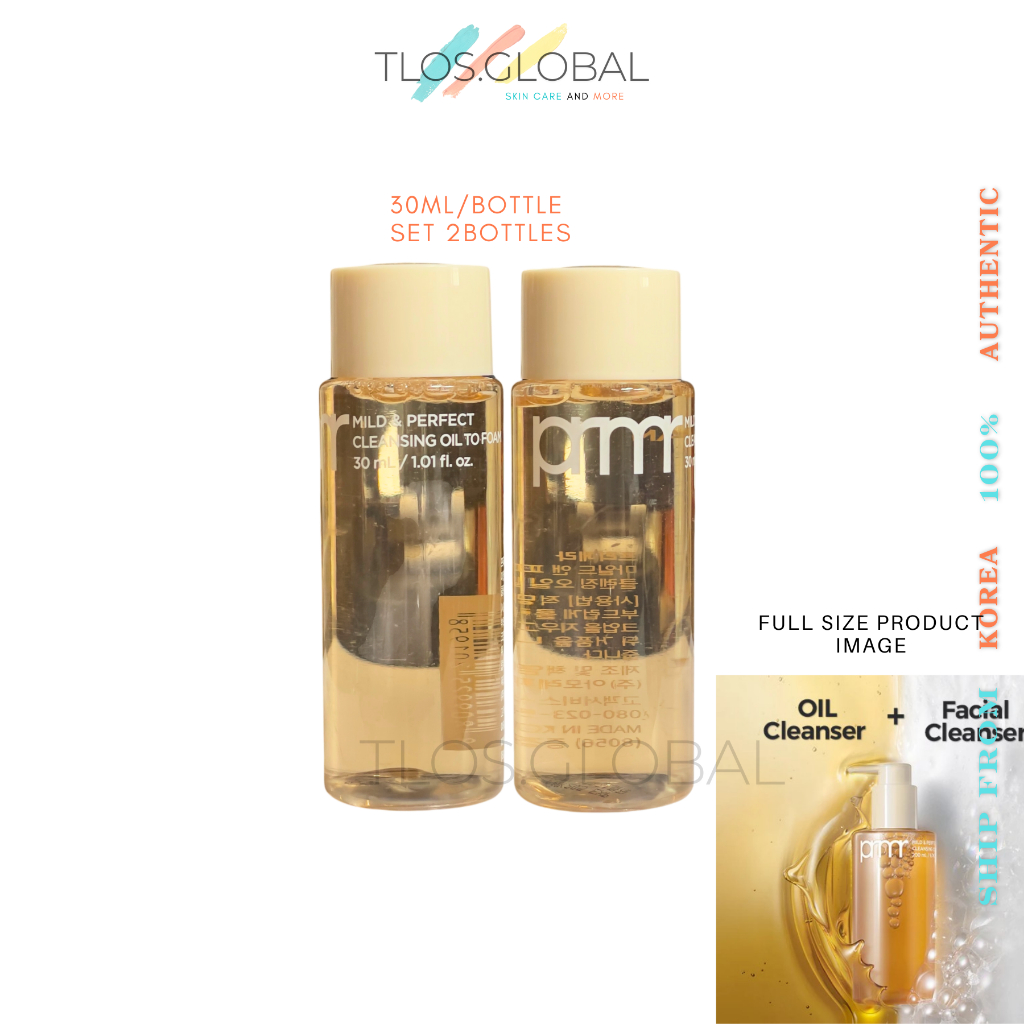 Primera 2 chai x 30ml Dầu tẩy trang kiêm sữa rửa mặt Primera Mild & Perfect Cleansing Oil To Foam