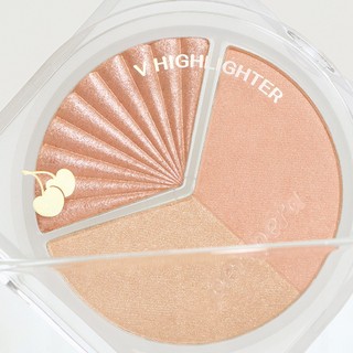 [PERIPERA] Phấn Bắt Sáng Trong Suốt Bắt Sáng Tốt V Highlighter 8.3g (3 màu)