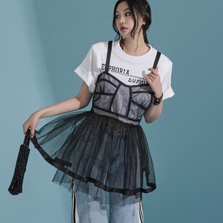  Váy Sheer Đen Quần Áo Hàn Quốc Nữ