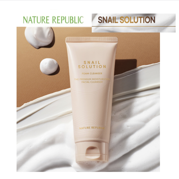 Sữa Rửa Mặt Tinh Chất Ốc Sên NATURE REPUBLIC