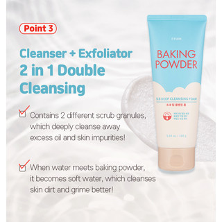 Sữa rửa mặt ETUDE bột Baking 160ml