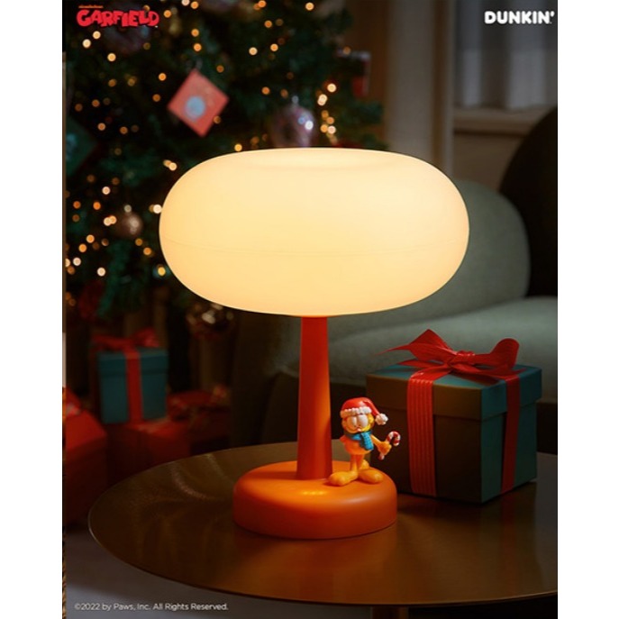 🎀【In Stock】Garfield x Dunkin dounts Garfield Table Lamp