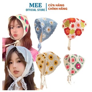 Khăn turban hoa đội đầu đi biển du lịch, chụp ảnh xinh xắn