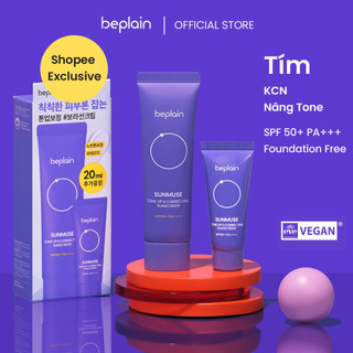  Set Olive Young 70ml KCN beplain Sunmuse lai Vật Lý & Hoá Học Nâng Tone & Hiệu chỉnh da SPF 50+ PA++++ 50ml + 20ml