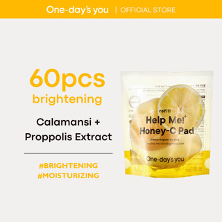  {REFILL} Bông Đắp Toner Hàng Ngày Làm Sáng Và Mịn Da | ONE DAY'S YOU REFILL PACK Honey-C Toner Pads (60 Miếng)