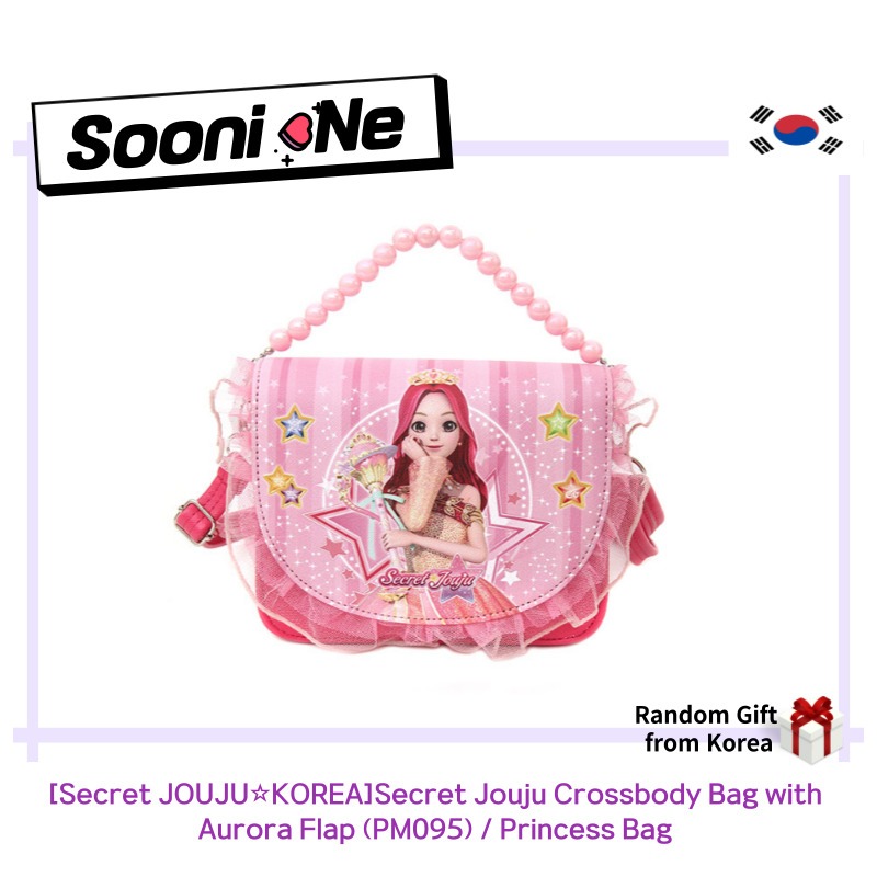 [Bí mật JOUJU☆Hàn QUỐC] Túi đeo chéo Jouju Secret có nắp Aurora PM095 / Túi công chúa