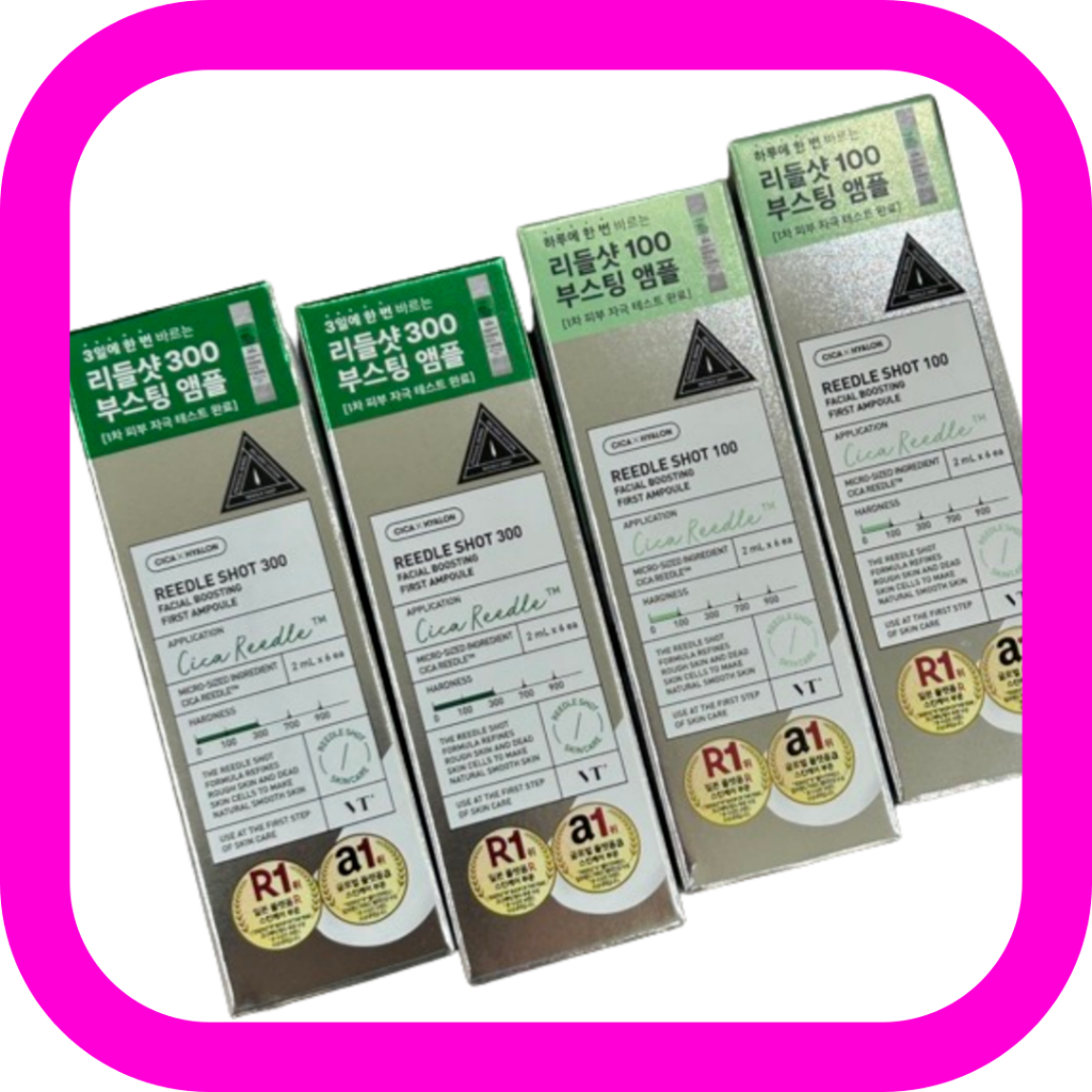 [Vt] VT DAISO Reedle Shot 100 / Reedle Shot 300 / Facial Boosting First Ampoule / KOREA 100% Authent
