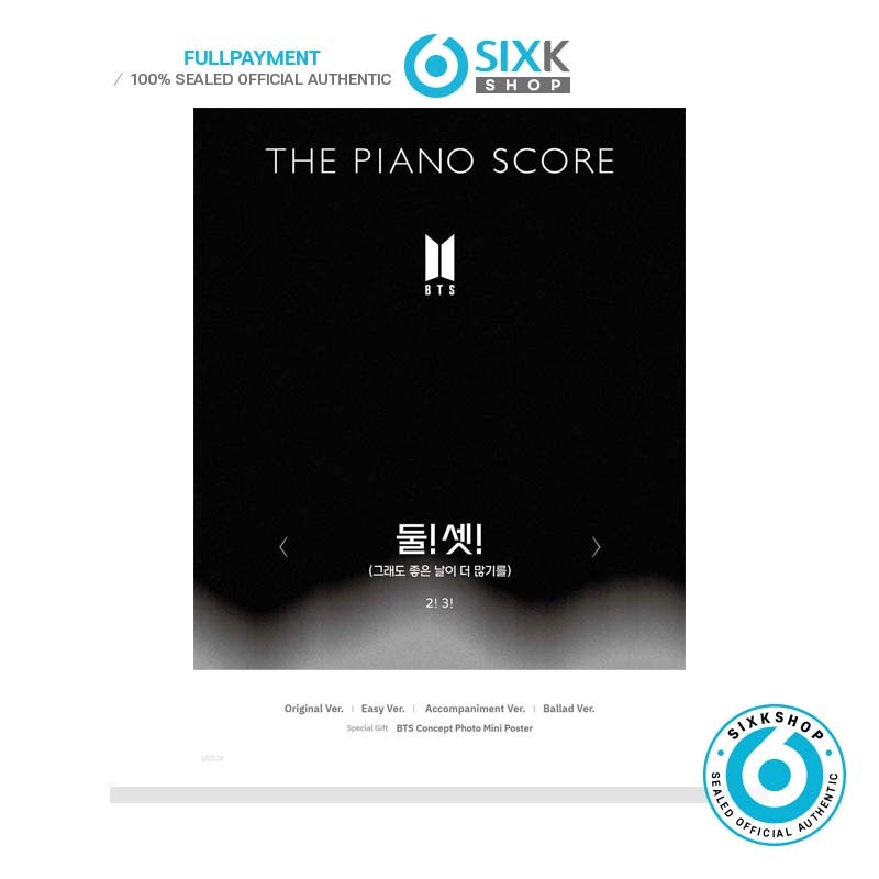 THE PIANO SCORE BTS - Two Three (Hoping For More Good Days)