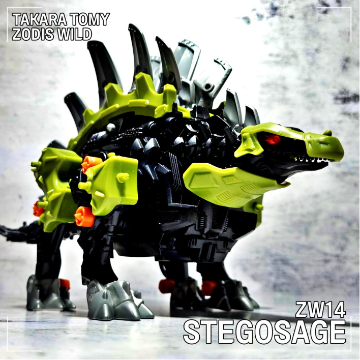 Zoids Wild ZW14 STEGOSAGE (loại Stegosaurus)