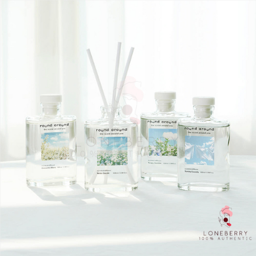 [ROUND AROUND] Bộ Khuếch Tán Hương 100ml | 4 Mùi Hương Thiên Nhiên