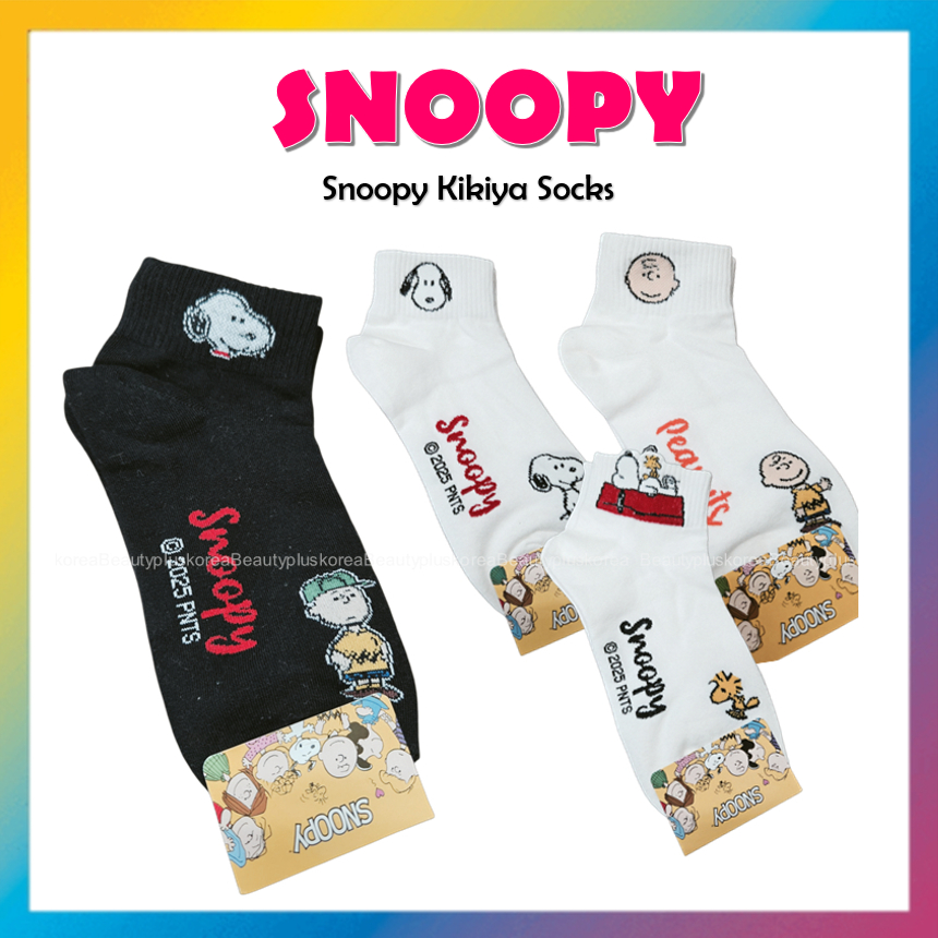 [SNOOPY] Tất Snoopy Kikiya 1 đôi (Snoopy / Sleep / Snoopy Face / Charlie)