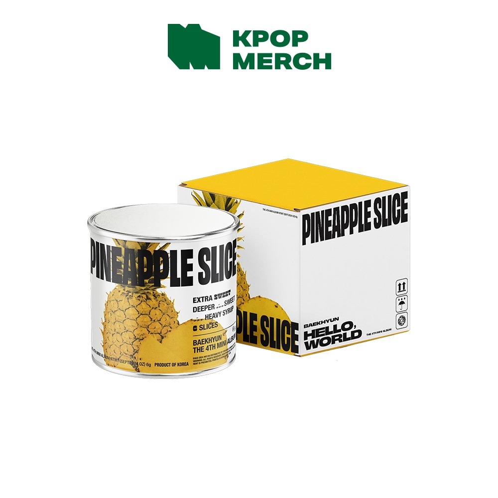 Kakao m BAEKHYUN - The 4th Mini Album [ Hello, World ]_Pineapple ver