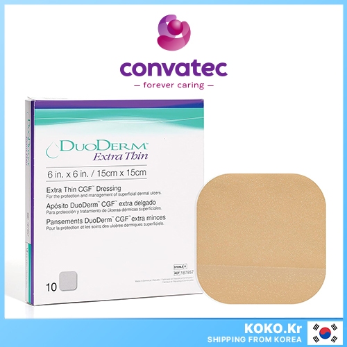 CONVATEC DuoDERM Extra Thin Dressing 15cm x 15cm with FREEBIES