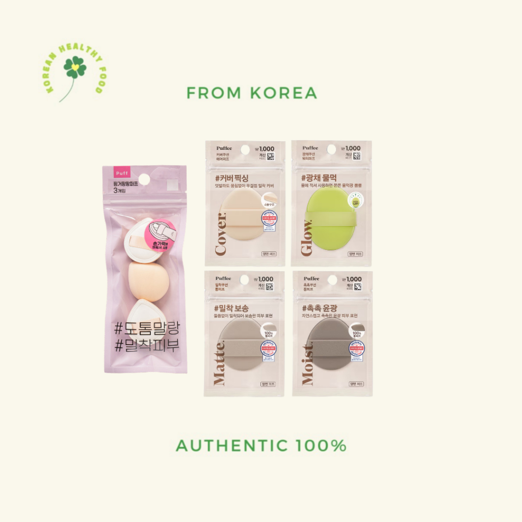 Hàn Quốc DAISO Korea Đế Trang Điểm Bọt Biển Puff  5 loại Makeup Sponge Puff