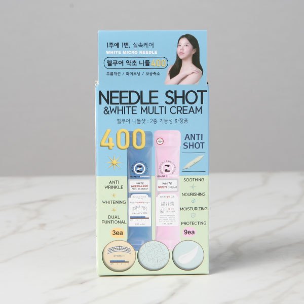 [Hàn Quốc] Vi kim siêu trắng cấp độ 1-5 Zellkur Herbal Needle Shot White Multi Cream