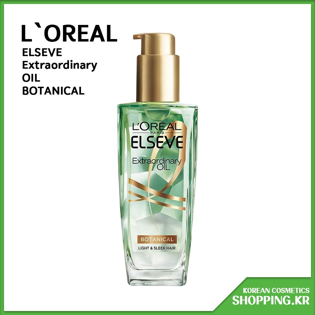 L'OREAL [L 'Oreal] ELSEVE Dầu đặc biệt BOTANICAL 100ml TÓC LIGHT & SLEEK PHIÊN BẢN GIỚI HẠN L 'Oreal