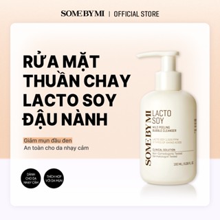   SOME BY MI  Sữa rửa mặt đậu nành tẩy tế bào chết LACTO SOY MILD PEELING BUBBLE CLEANSER 180ml 