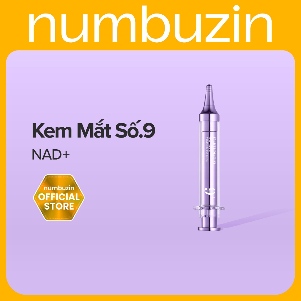 Kem dưỡng mắt numbuzin Số.9 | Kem dưỡng mắt NAD+ Retinol Volumeter 10ml