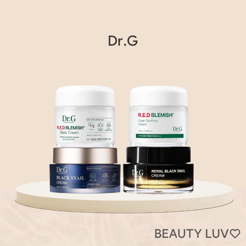 [Dr.g] Red Blemish Clear Cream 70ml / Red Blemish Clear Soothing Cream 70ml / Black Snail Cream 50ml