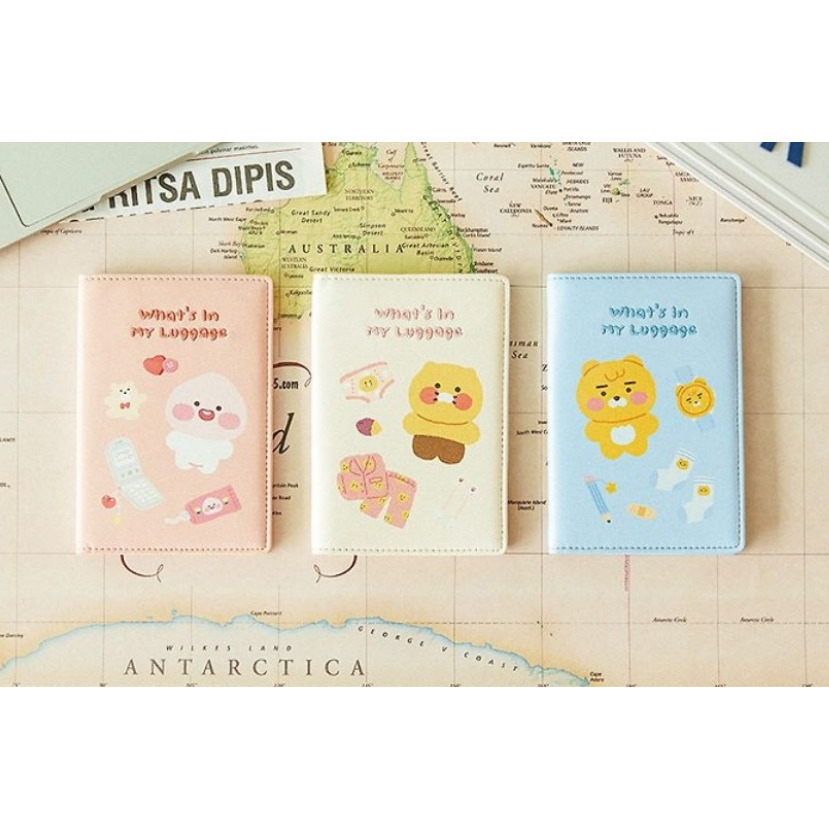 🎀【Pre-order】2024 KAKAO FRIENDS What's in my luggage Passport case