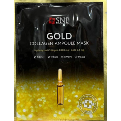 Mặt nạ Ampoule Collagen vàng SNP 10 tờ