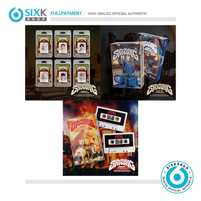 (3 DIFFERENT Ver) P1Harmony 7th Mini Album [SAD SONG]