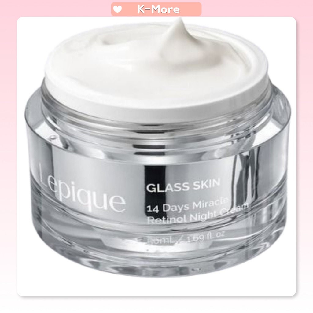 [Lepique] Kem dưỡng ban đêm GLASS SKIN 14Days Miracle Retinol, 50ml / 100% Authentic / Giao hàng từ 