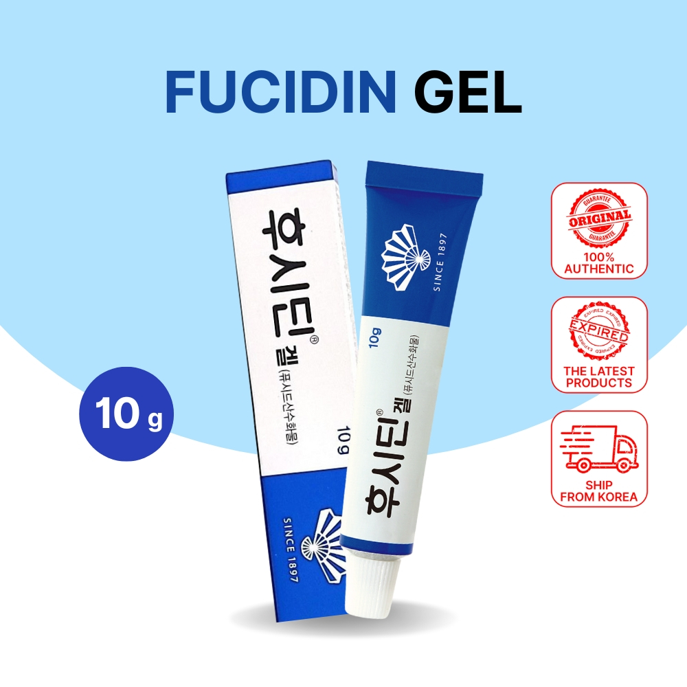 DONGWHA Fucidin Gel 10g – Hỗ trợ làm mờ sẹo và chăm sóc vùng da sau tổn thương