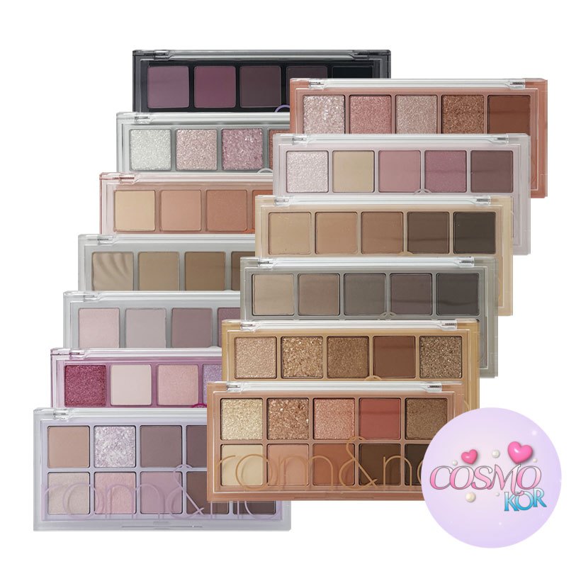 Bảng phấn mắt 10 màu siêu lấp lánh Hàn Quốc Romand Better Than Palette 7.5g