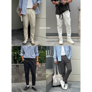 Quần kaki Nam GATE6, quần âu dài casual streetwear cao cấp - công sở co giãn dáng Carrot fit II - G0002