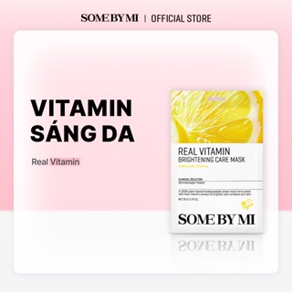 Mặt Nạ Dưỡng Vitamin C Sáng Da Some By Mi Real Vitamin Brightening Care Mask 10 Miếng