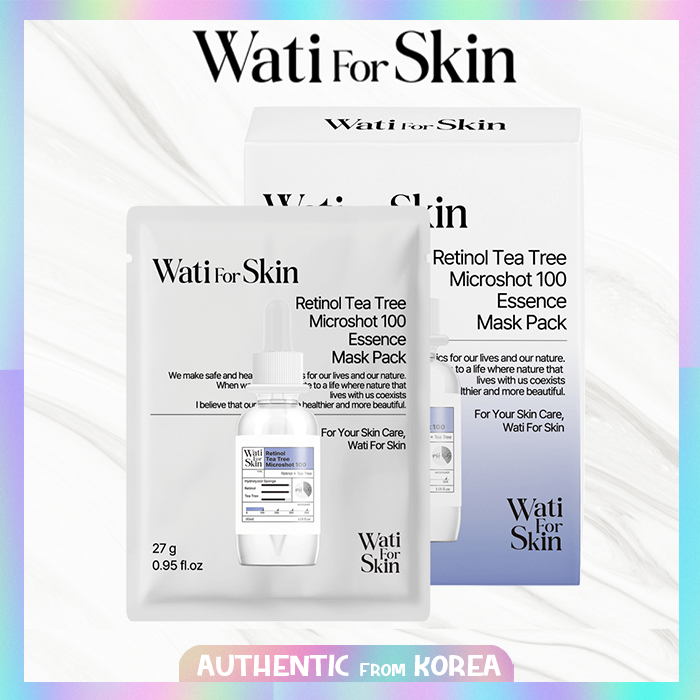 WATI CHO SKIN Retinol Tea Tree Micro Spicule 100 Essence Mask Pack