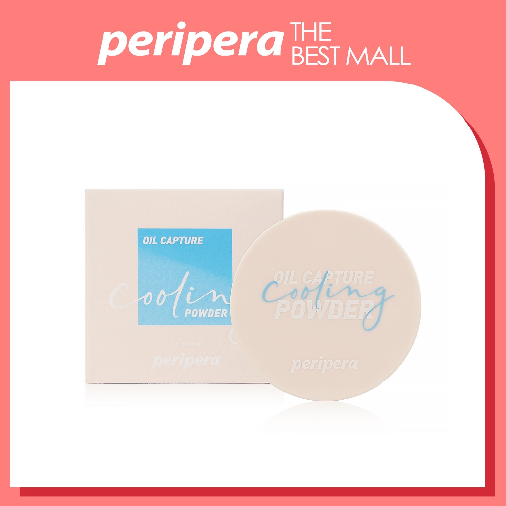 [PERIPERA] Phấn Phủ Kiềm Dầu Oil Capture Cooling Powder 11g Mịn Da Giảm Bóng Dầu Giữ Lâu
