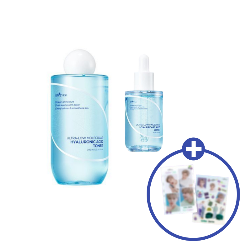ISNTREE [Bao gồm nhãn dán ảnh & chăn ảnh NCT Jaemin] Istree | Mực Axit Hyaluronic Phân Tử Siêu Thấp 