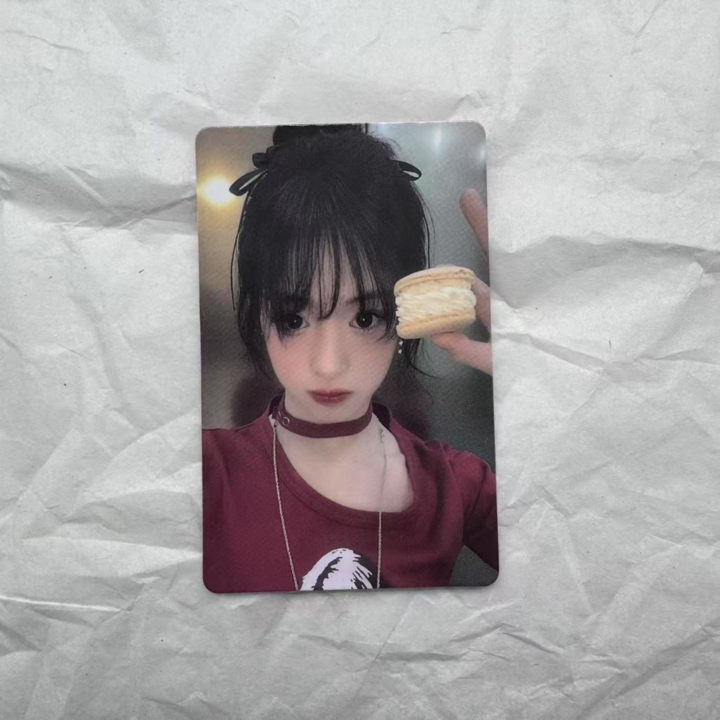 BABYMONSTER Ahyeon Photocard Macaron Clover Phiên bản Weverse Lucky Draw K-pop Idol Thẻ chính thức N