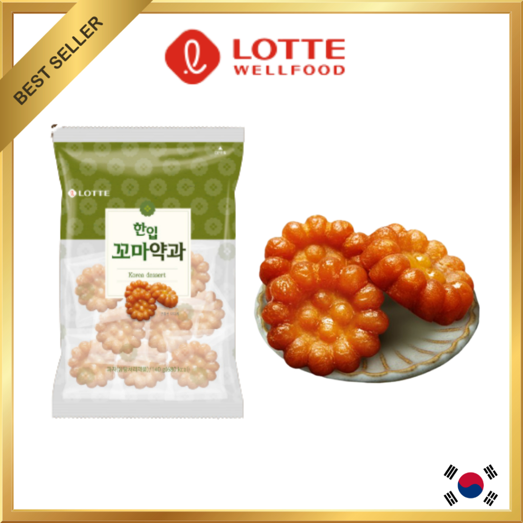 Lotte Mini Honey Yakgwa Món tráng miệng truyền thống Hàn Quốc 140g