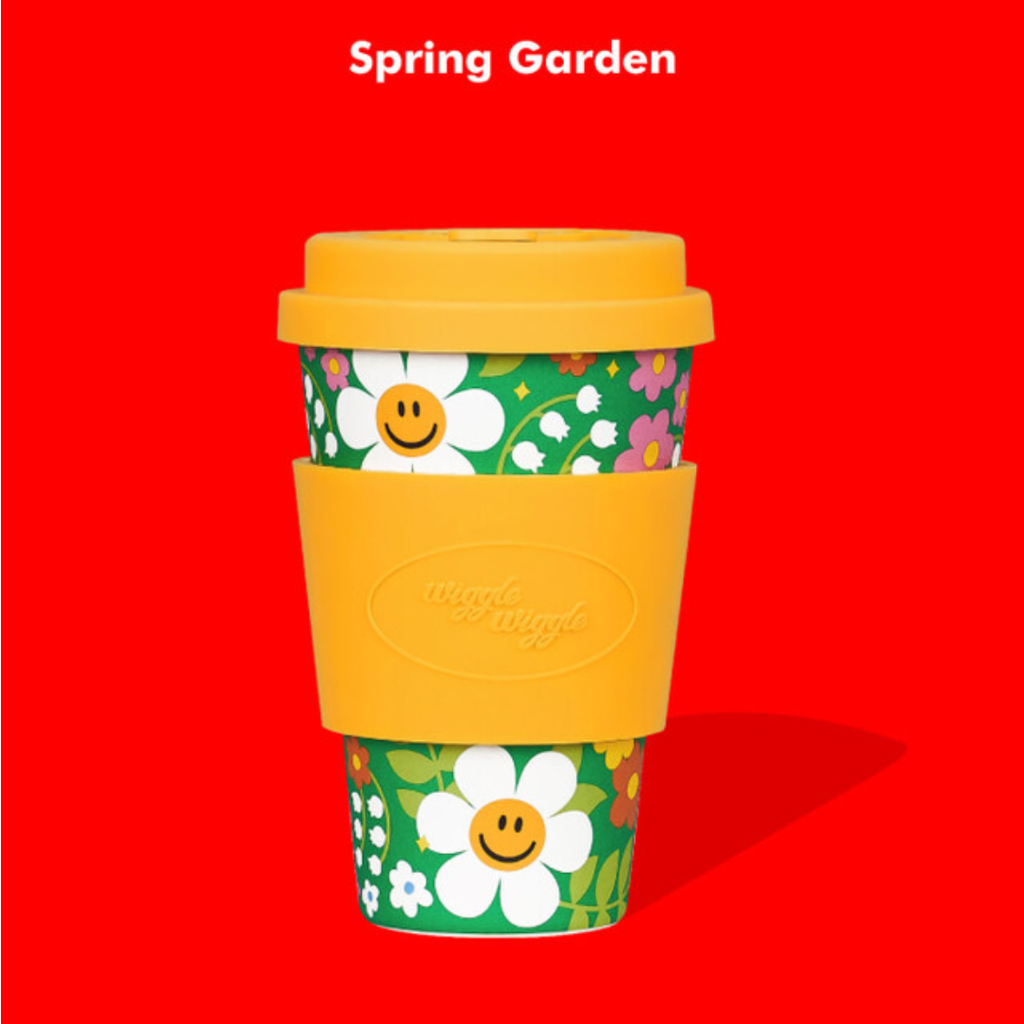 [Wiggle Wiggle] BAMBOO ECO MUG CUP - Sân vườn mùa xuân