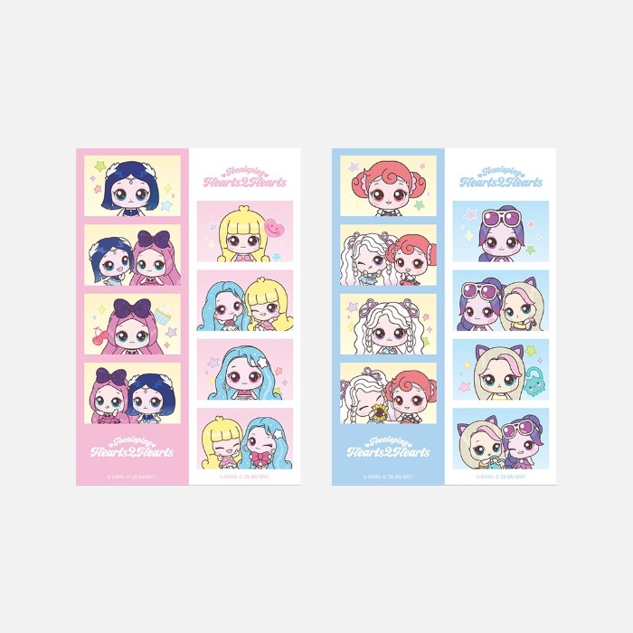 Hearts2Hearts Teenieping X Hearts2Hearts - 4CUT PHOTO STICKER
