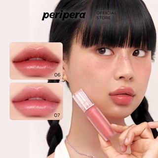 [peripera] son môi tint 3.7g (6 màu, son màu lâu dài & không dính, son bóng dưỡng ẩm dưỡng ẩm 40%)