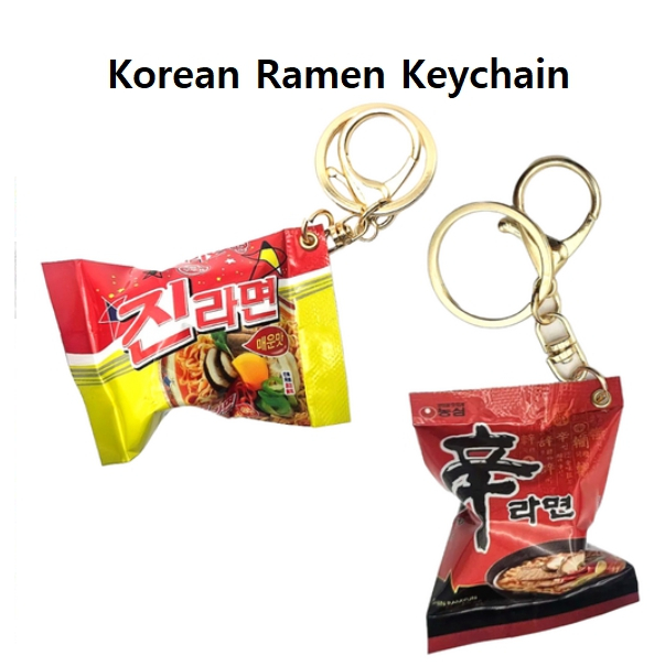 Móc khóa Ramen Hàn Quốc / 2pc / Mini Mì ăn liền Charm (Có sẵn Shin Ramen & Jin Ramen)