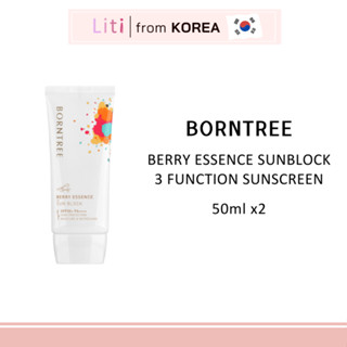 Kem Chống Nắng 3 Chức Năng Dưỡng Da Borntree Berry Essence Sunblock 50ml - 2 cái