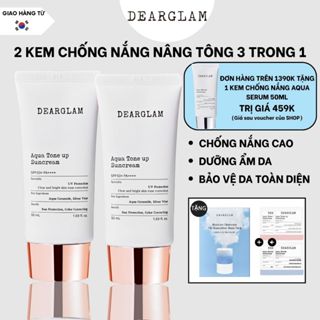 set  2 Kem chống nắng nâng tông toneup suncream 3 trong 1 (+ tặng 1 mask + 4 sample chống nắng)