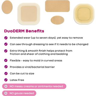 CONVATEC DuoDERM Extra Thin Dressing 15cm x 15cm with FREEBIES