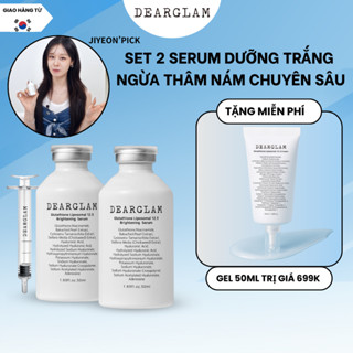 Set Serum Dưỡng Trắng ngừa Nám, tàn nhang chuyên sâu Glutathione liposomal 12.5 (50ml)
