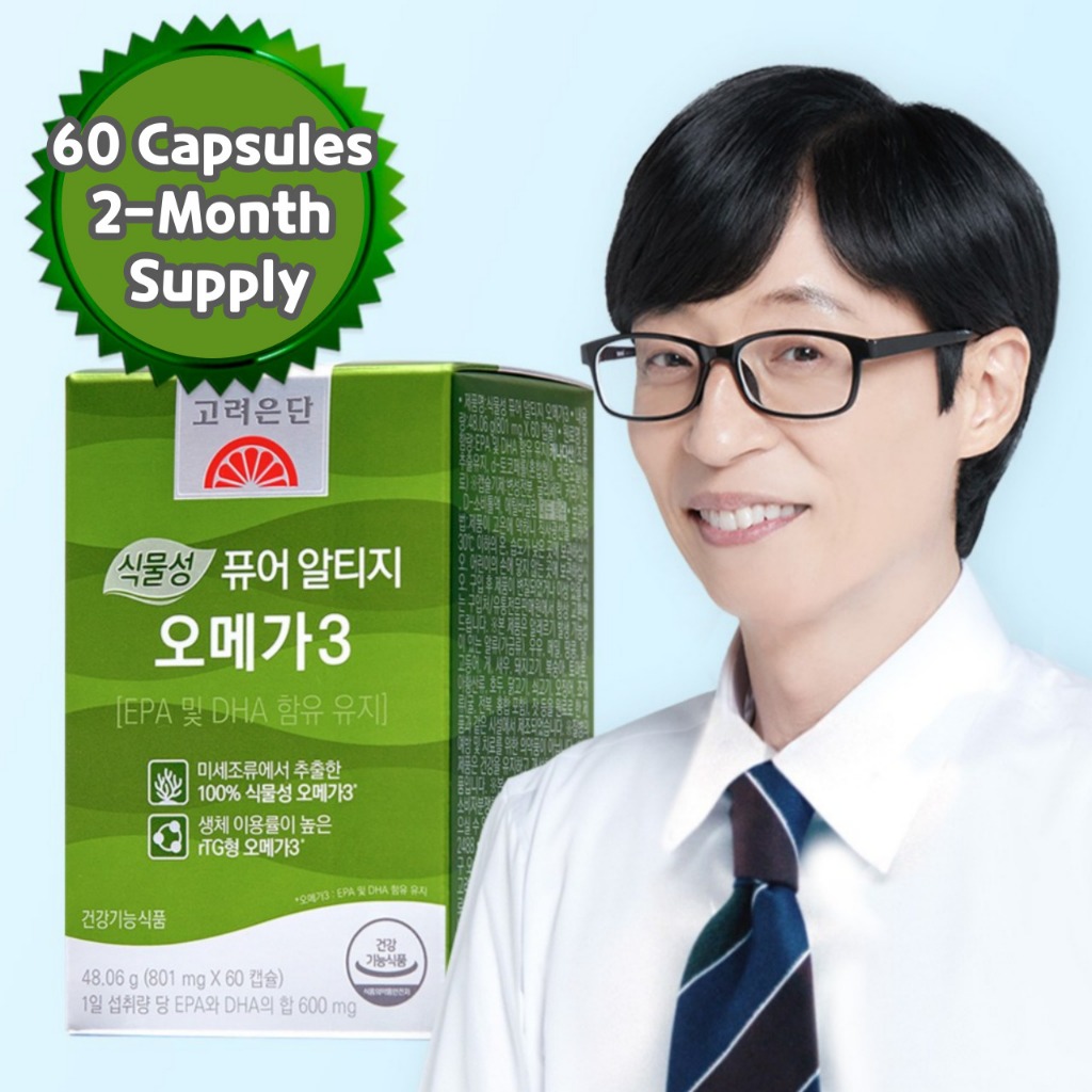 Hàn Quốc Eundan Nguyên Chất rTG Omega-3 60 Viên Cung Cấp 2 Tháng