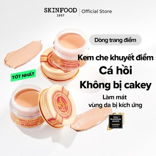 [SKINFOOD Official] Kem che khuyết điểm cá hồi Blooming & Beige Salmon Darkcircle Concealer Cream 10ml