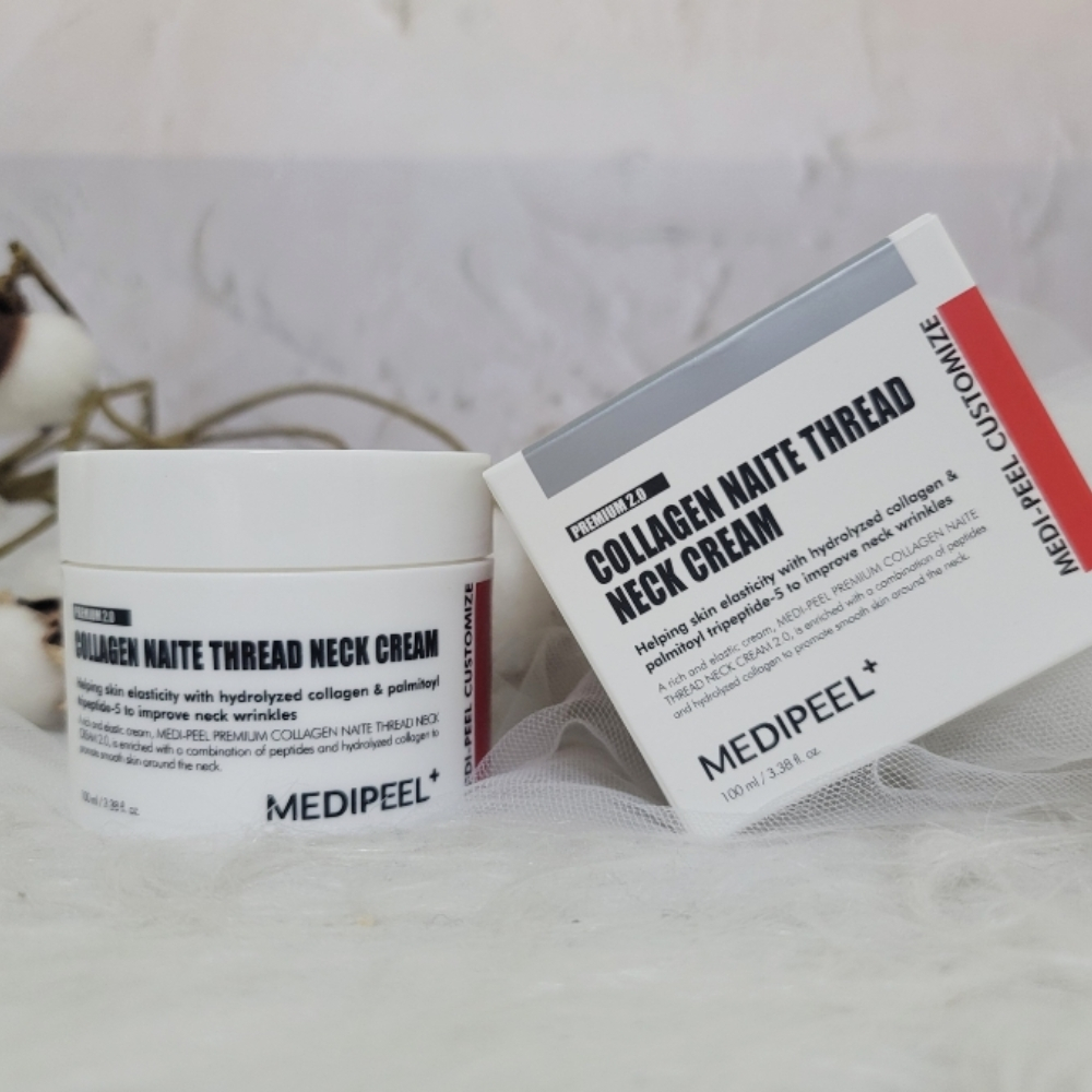 Renewal Medipeel Premium Collagen Neck Cream 3.0 - Ren Naite, Chống Lão Hóa, Làm Săn Chắc & Hydrates
