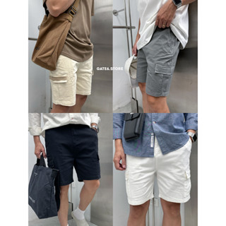Quần Short Kaki Nam BT túi hộp, quần ngố cargo dáng lửng trên gối cạp chun lưng kiểu Hàn Quốc GATE6 - 4995
