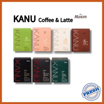 [Maxim] Cà phê Kanu / latte Kanu / 10stics