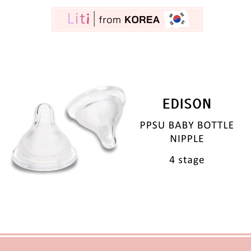 Núm vú bình sữa trẻ em Edison PPSU